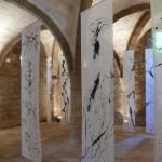 Art in the vault at Abbeye de Beauville